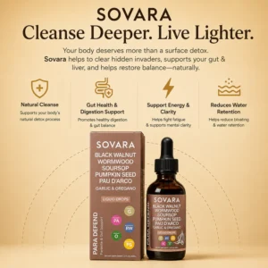 SOVARA™ BLACK WALNUT WORMWOOD PARASITE CLEANSE