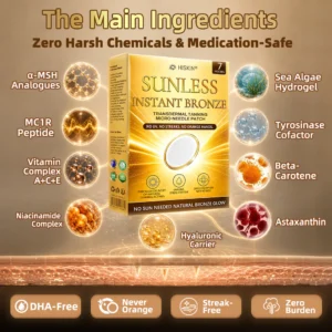 Hiskin Sunless Instant Bronze Microneedle Patch