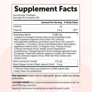 Healthley™ Testosterone+ Advanced 15-in-1 with Pumpkin Seed Oil