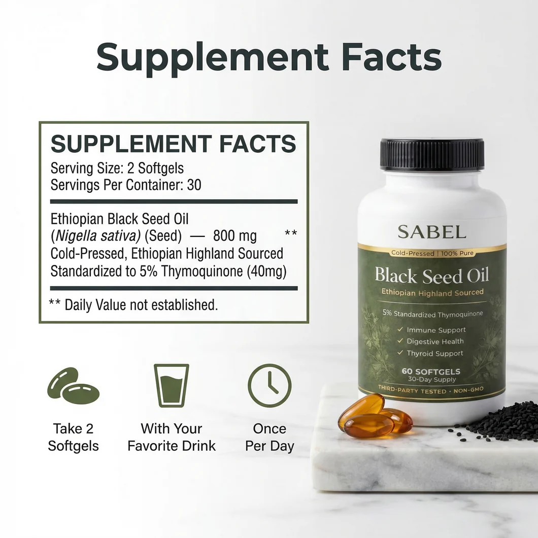 Sabel Ethiopian Black Seed Oil